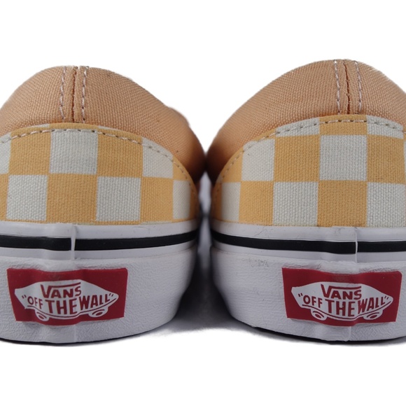 VANS Classic Slip-On Checkerboard (Apricot) Mens - Picture 6 of 7
